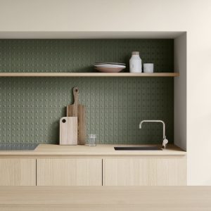 Matte Green Mutina Punto Tile Collection